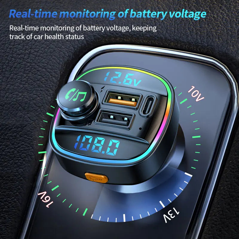 Car Multifunctional Bluetooth Modulator - Wizekito