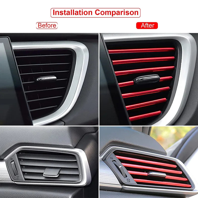 Car Air Conditioner Trim Decor Strips - Wizekito