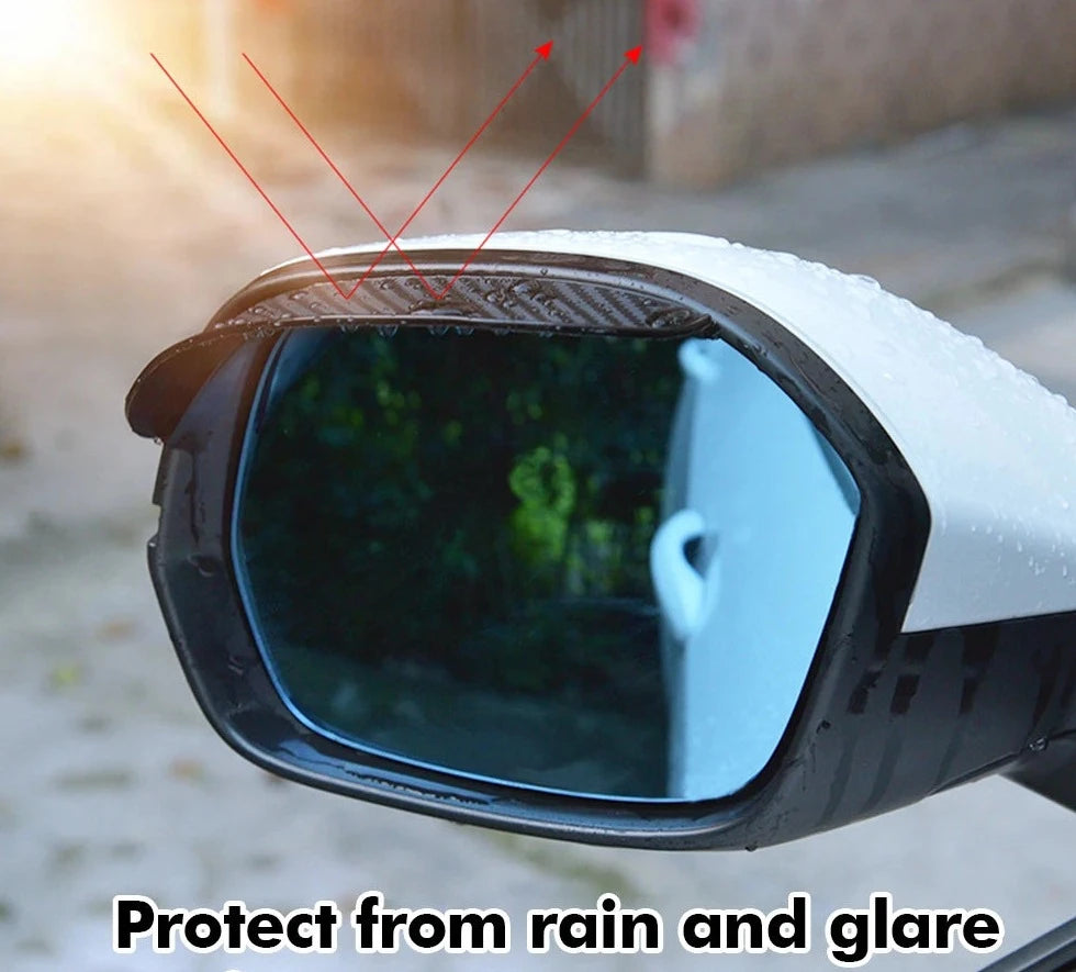 Car Rearview Mirror Rain Eyebrow - Wizekito