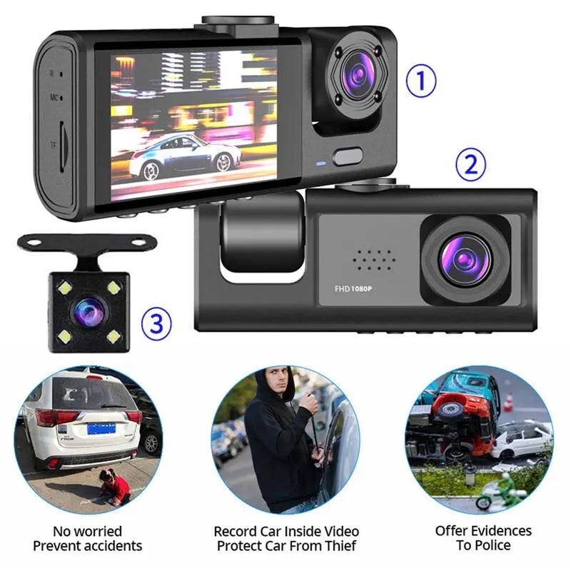 Dash Cam W/ IR Night Vision Loop Recording - Wizekito